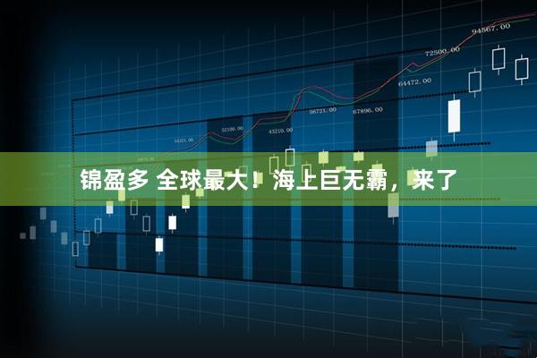 锦盈多 全球最大！海上巨无霸，来了