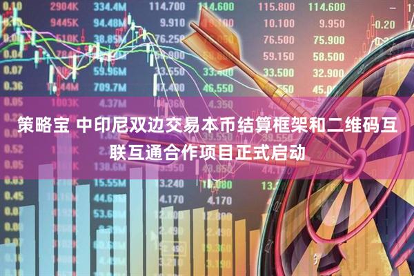 策略宝 中印尼双边交易本币结算框架和二维码互联互通合作项目正式启动